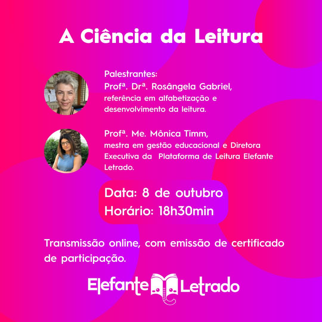 Live Exclusiva para Clientes "A Ciência da Leitura"